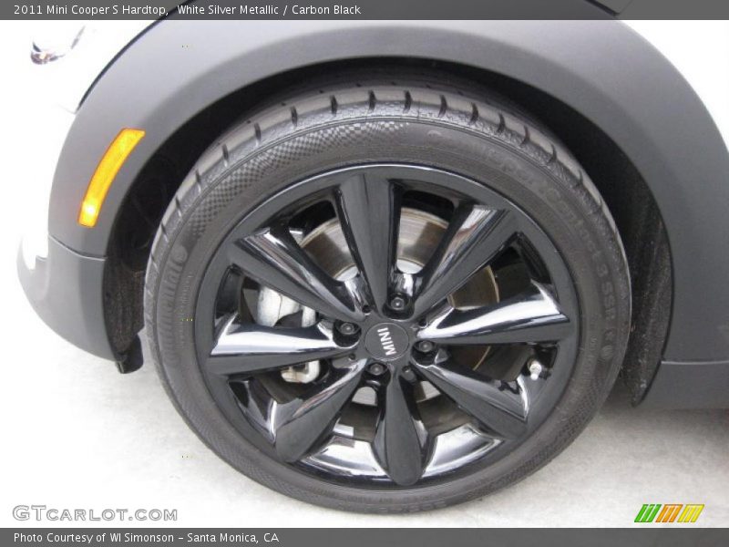 White Silver Metallic / Carbon Black 2011 Mini Cooper S Hardtop