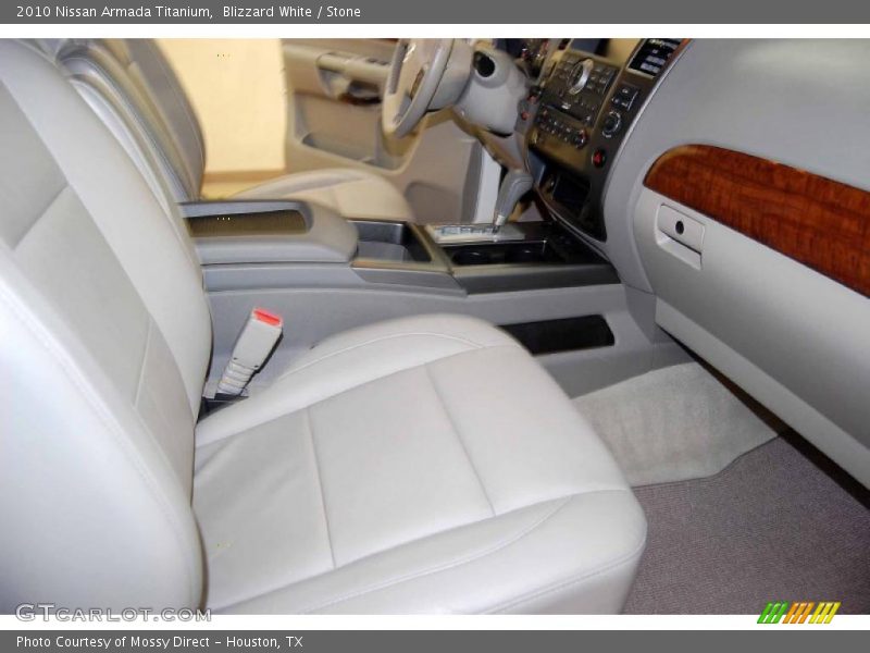  2010 Armada Titanium Stone Interior