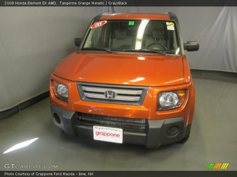 Tangerine Orange Metallic / Gray/Black 2008 Honda Element EX AWD
