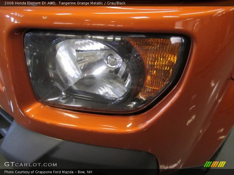 Tangerine Orange Metallic / Gray/Black 2008 Honda Element EX AWD