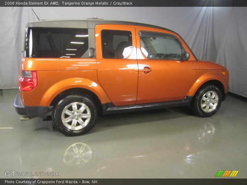 Tangerine Orange Metallic / Gray/Black 2008 Honda Element EX AWD