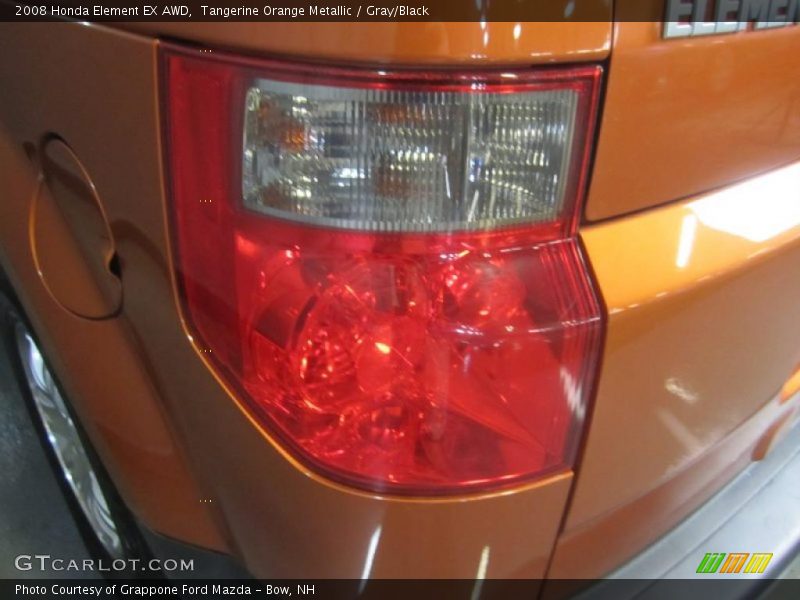 Tangerine Orange Metallic / Gray/Black 2008 Honda Element EX AWD