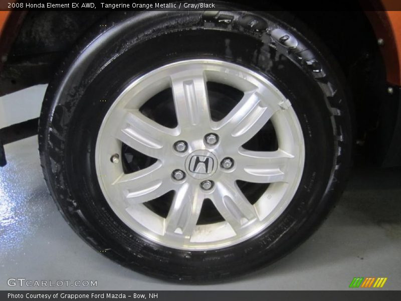 Tangerine Orange Metallic / Gray/Black 2008 Honda Element EX AWD