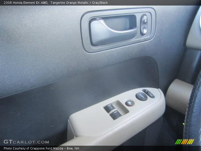 Tangerine Orange Metallic / Gray/Black 2008 Honda Element EX AWD