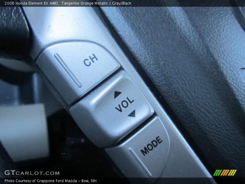 Tangerine Orange Metallic / Gray/Black 2008 Honda Element EX AWD