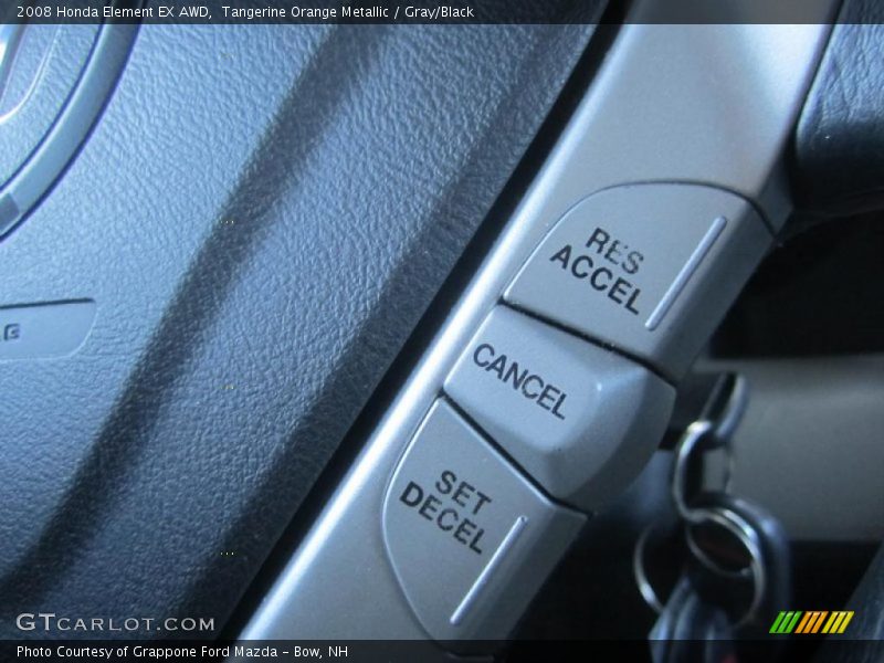 Tangerine Orange Metallic / Gray/Black 2008 Honda Element EX AWD