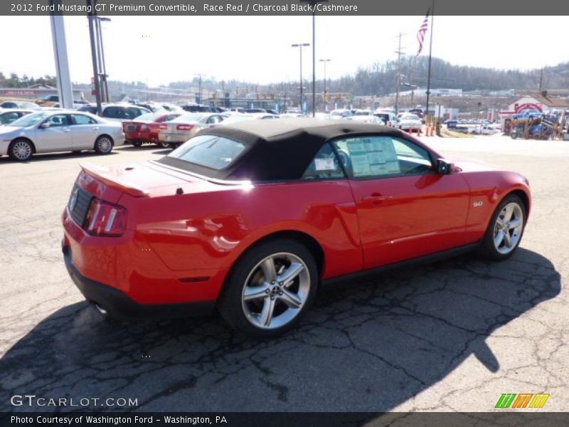 Race Red / Charcoal Black/Cashmere 2012 Ford Mustang GT Premium Convertible
