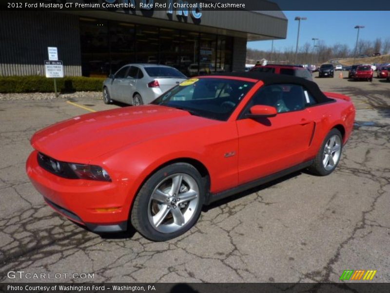 Front 3/4 View of 2012 Mustang GT Premium Convertible