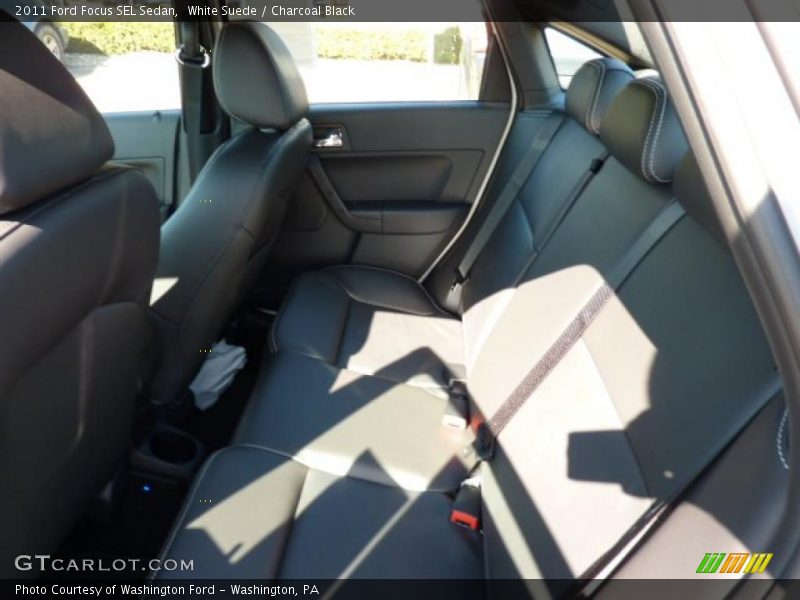 White Suede / Charcoal Black 2011 Ford Focus SEL Sedan
