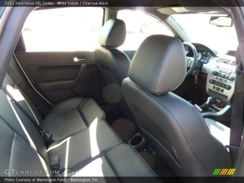 White Suede / Charcoal Black 2011 Ford Focus SEL Sedan