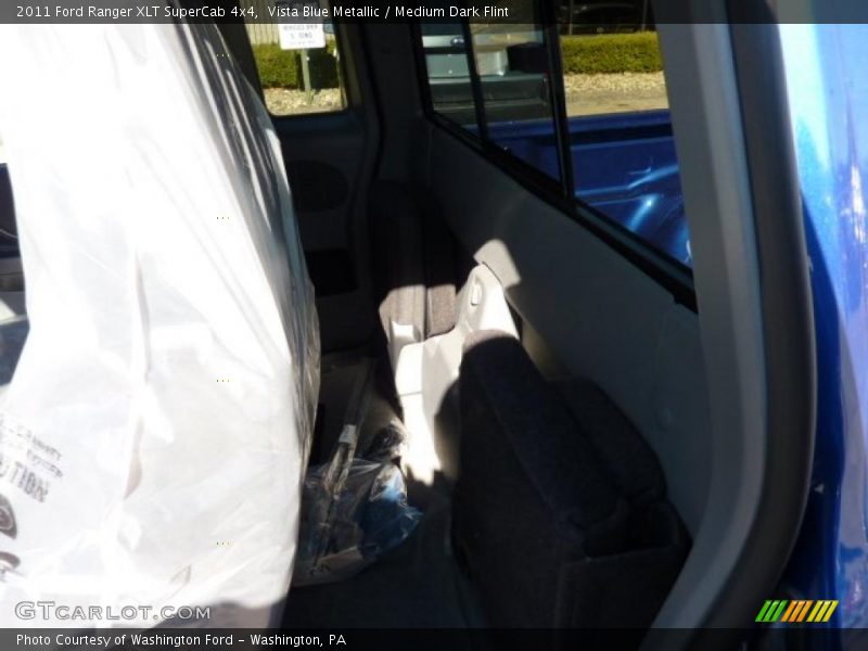 Vista Blue Metallic / Medium Dark Flint 2011 Ford Ranger XLT SuperCab 4x4