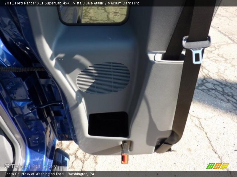 Vista Blue Metallic / Medium Dark Flint 2011 Ford Ranger XLT SuperCab 4x4