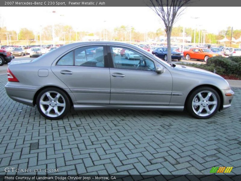 Pewter Metallic / Ash 2007 Mercedes-Benz C 230 Sport