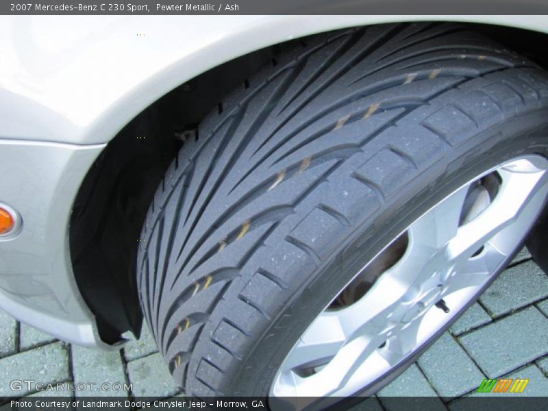 Pewter Metallic / Ash 2007 Mercedes-Benz C 230 Sport