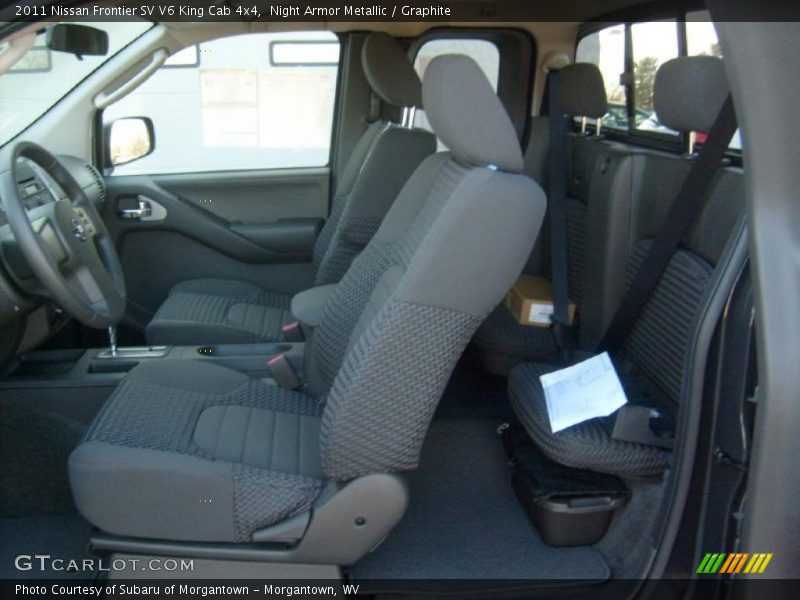  2011 Frontier SV V6 King Cab 4x4 Graphite Interior