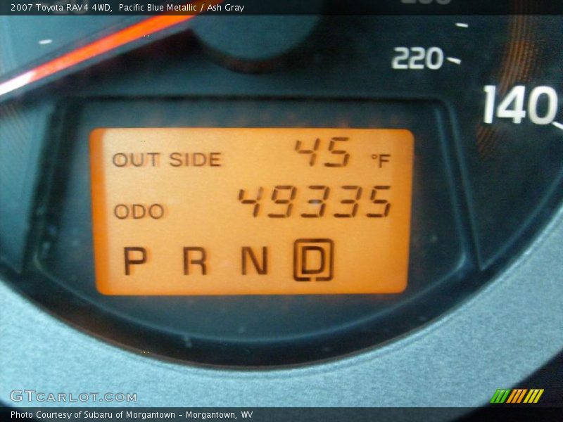 Pacific Blue Metallic / Ash Gray 2007 Toyota RAV4 4WD