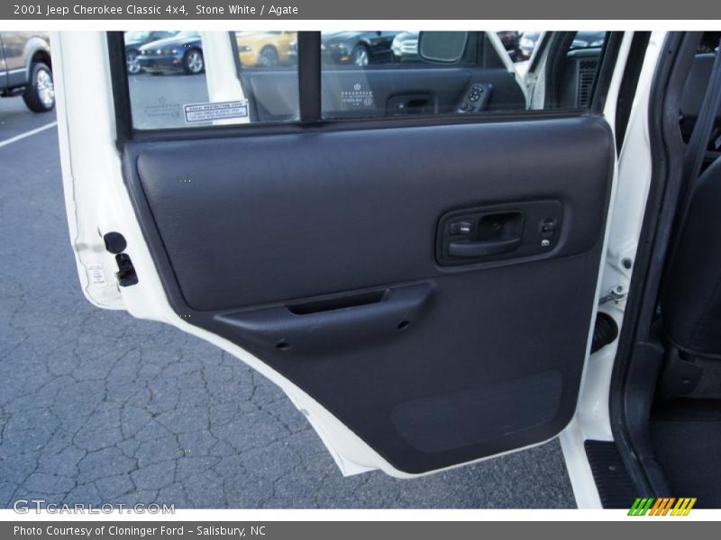Stone White / Agate 2001 Jeep Cherokee Classic 4x4