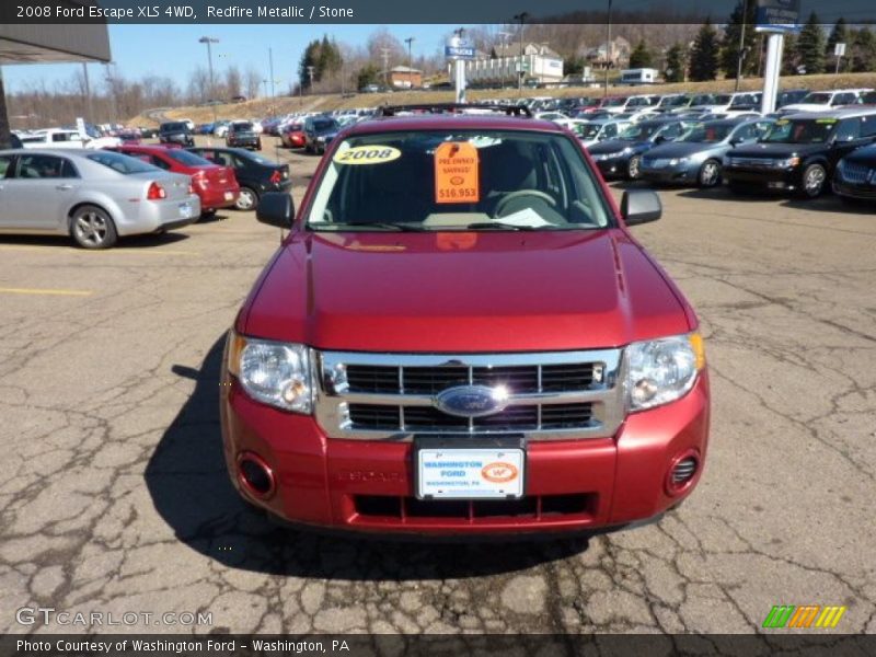 Redfire Metallic / Stone 2008 Ford Escape XLS 4WD