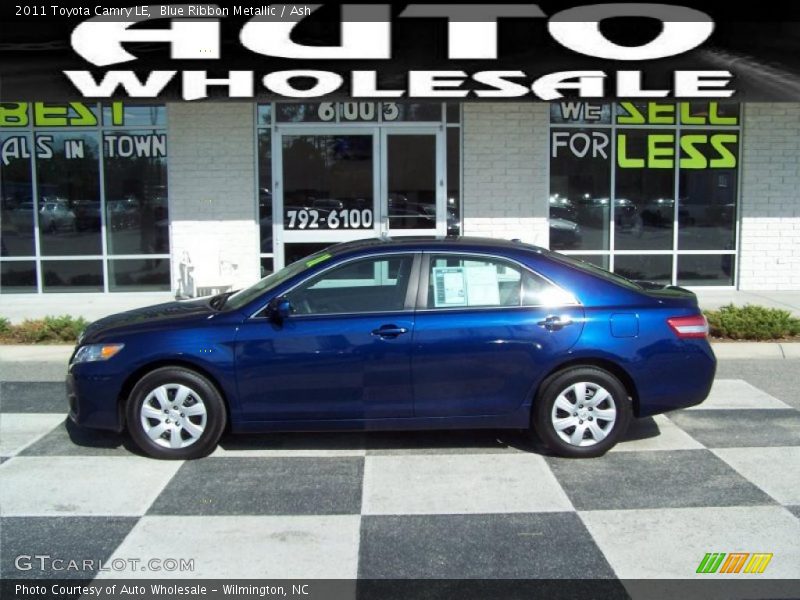 Blue Ribbon Metallic / Ash 2011 Toyota Camry LE