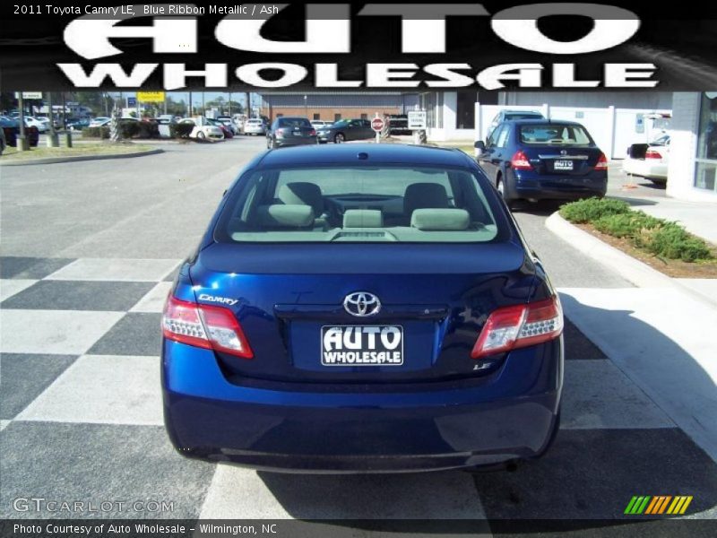 Blue Ribbon Metallic / Ash 2011 Toyota Camry LE