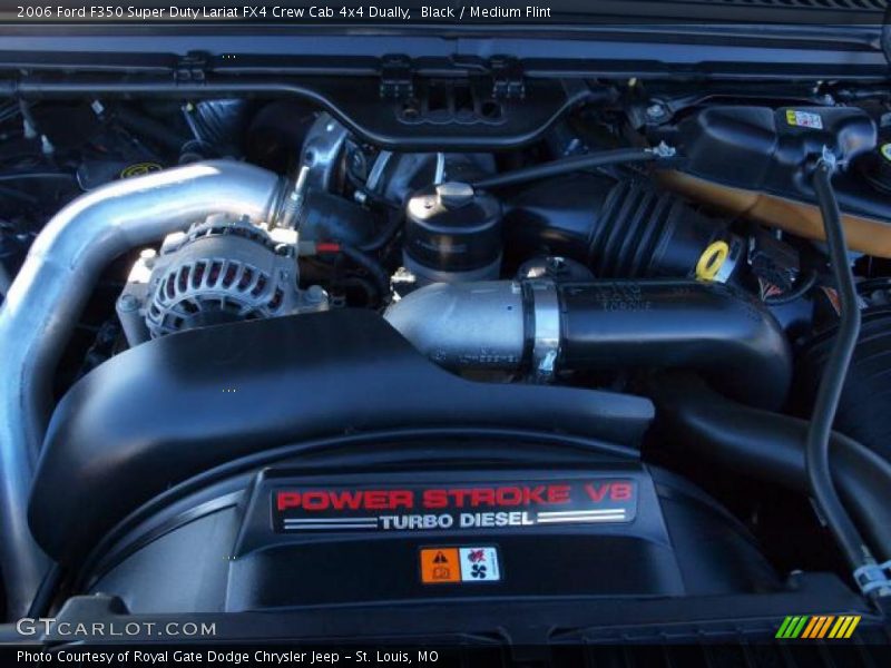 Black / Medium Flint 2006 Ford F350 Super Duty Lariat FX4 Crew Cab 4x4 Dually