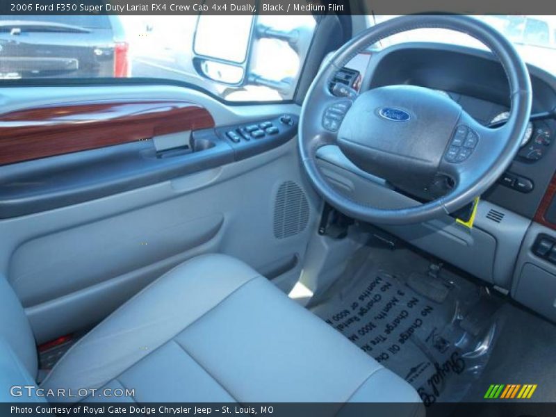 Black / Medium Flint 2006 Ford F350 Super Duty Lariat FX4 Crew Cab 4x4 Dually