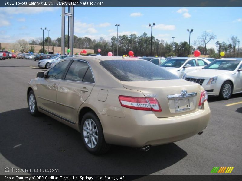 Sandy Beach Metallic / Ash 2011 Toyota Camry XLE V6