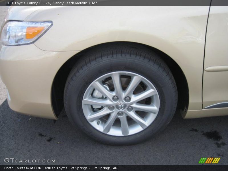 Sandy Beach Metallic / Ash 2011 Toyota Camry XLE V6