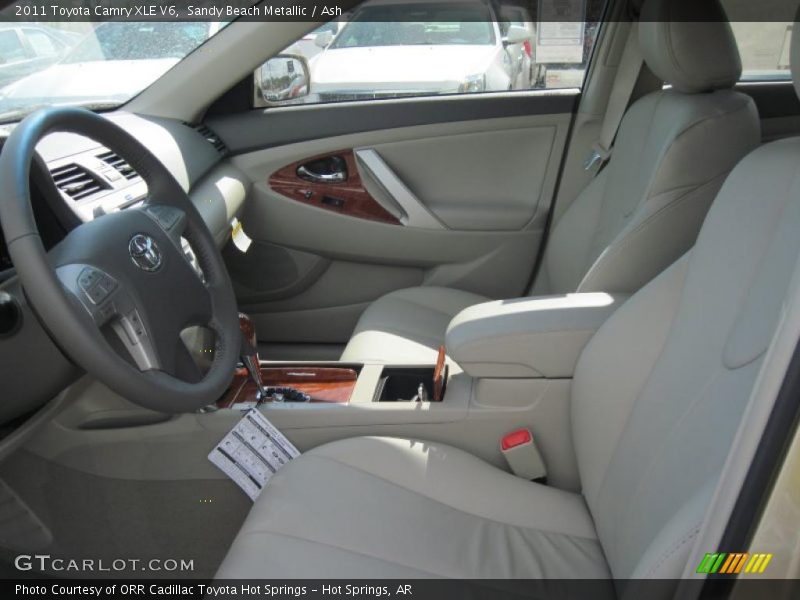  2011 Camry XLE V6 Ash Interior