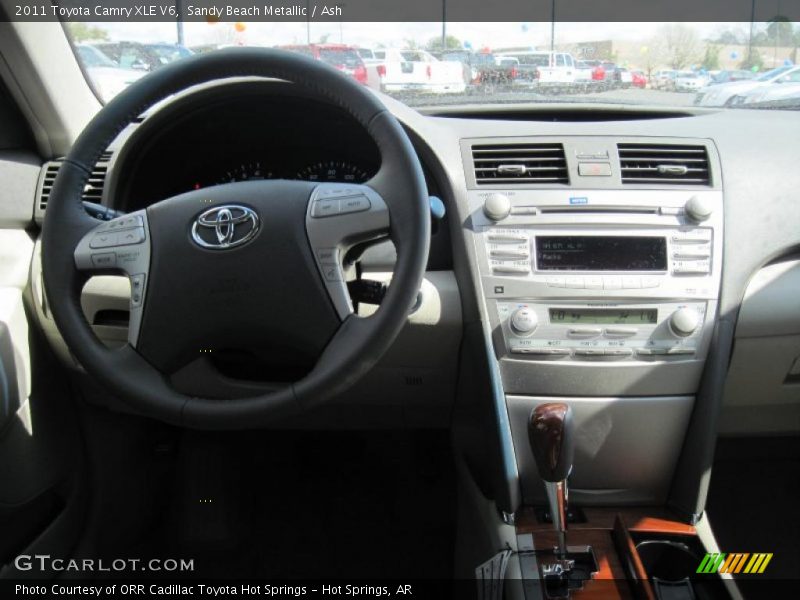 Sandy Beach Metallic / Ash 2011 Toyota Camry XLE V6