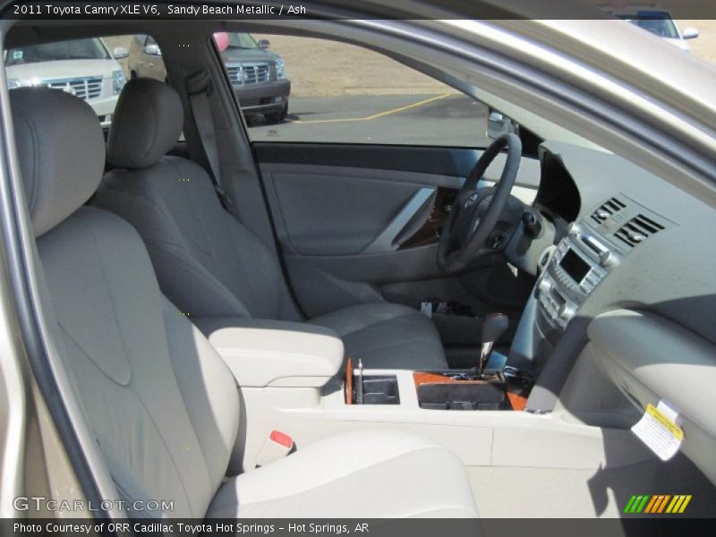 Sandy Beach Metallic / Ash 2011 Toyota Camry XLE V6