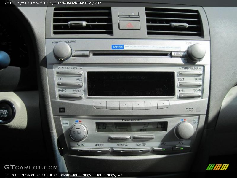 Sandy Beach Metallic / Ash 2011 Toyota Camry XLE V6