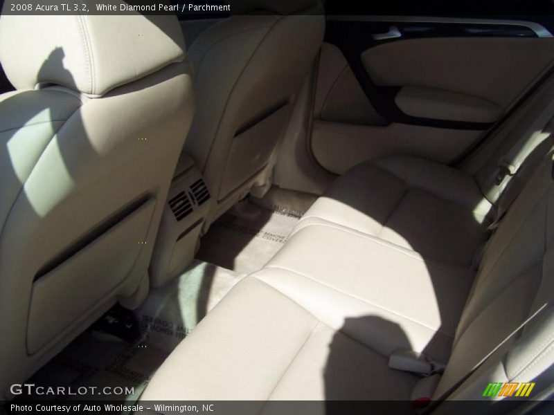 White Diamond Pearl / Parchment 2008 Acura TL 3.2