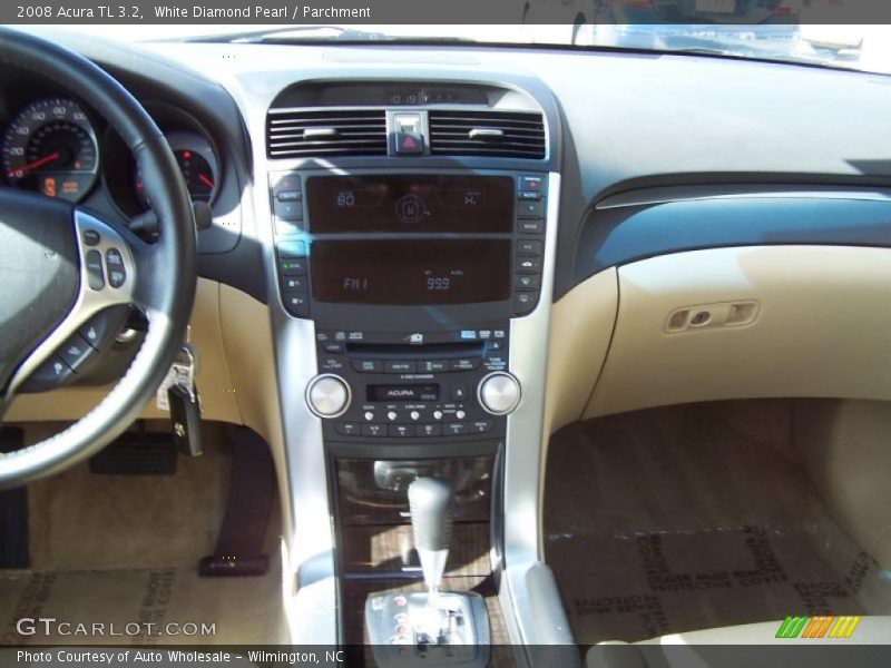 White Diamond Pearl / Parchment 2008 Acura TL 3.2