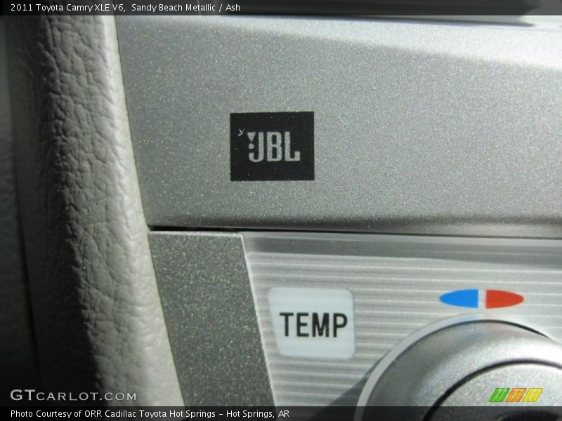 Sandy Beach Metallic / Ash 2011 Toyota Camry XLE V6