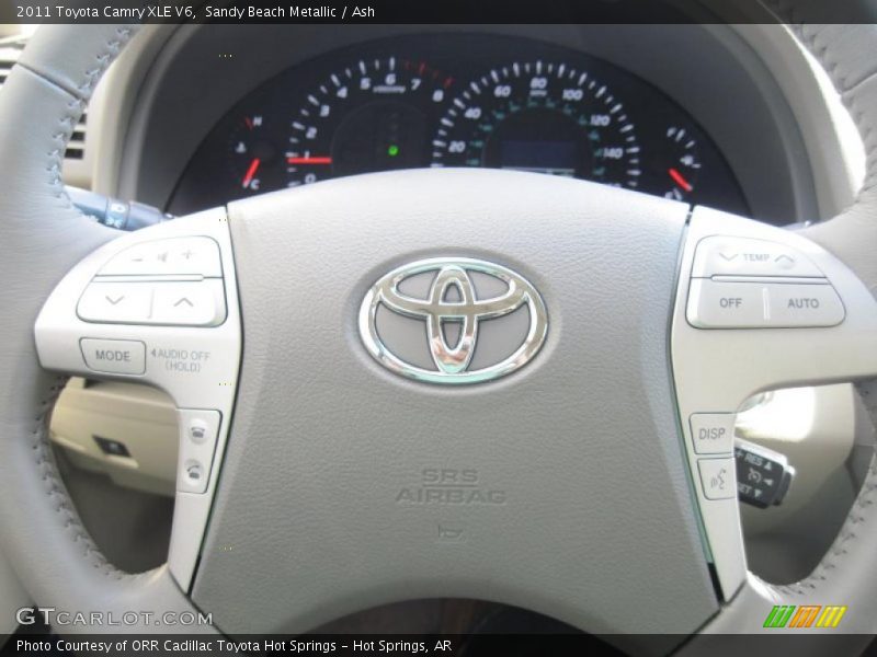 Sandy Beach Metallic / Ash 2011 Toyota Camry XLE V6
