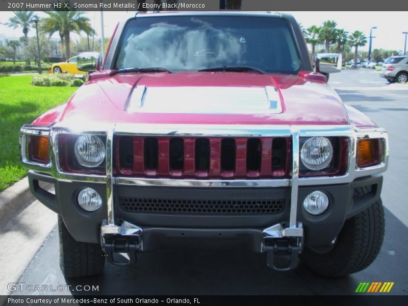 Sonoma Red Metallic / Ebony Black/Morocco 2007 Hummer H3 X