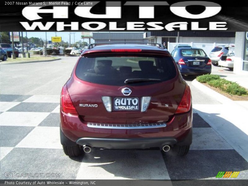 Merlot Pearl / Cafe Latte 2007 Nissan Murano S
