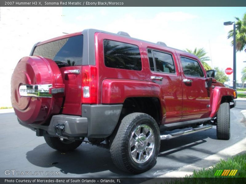 Sonoma Red Metallic / Ebony Black/Morocco 2007 Hummer H3 X