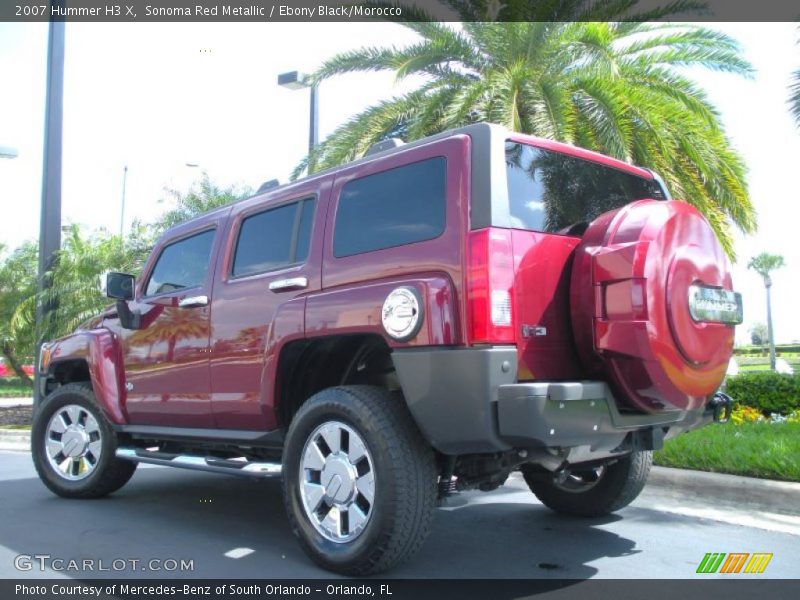 Sonoma Red Metallic / Ebony Black/Morocco 2007 Hummer H3 X