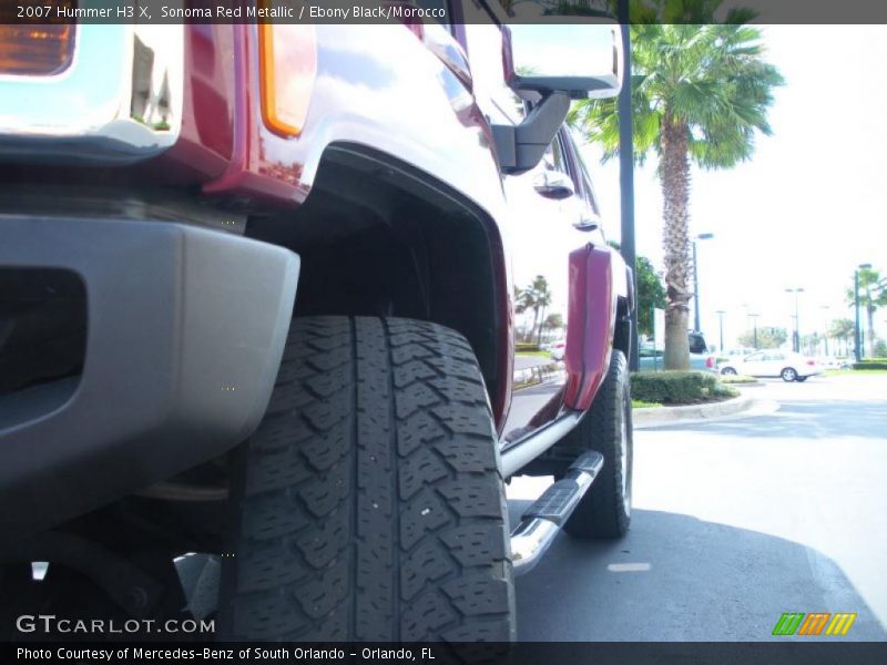 Sonoma Red Metallic / Ebony Black/Morocco 2007 Hummer H3 X