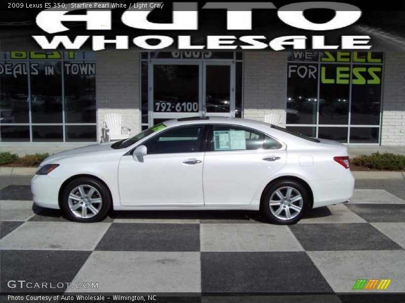 Starfire Pearl White / Light Gray 2009 Lexus ES 350