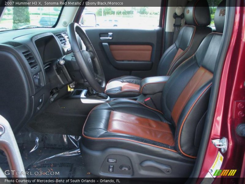 Sonoma Red Metallic / Ebony Black/Morocco 2007 Hummer H3 X