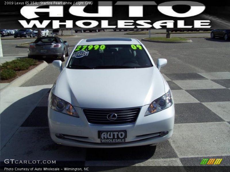 Starfire Pearl White / Light Gray 2009 Lexus ES 350