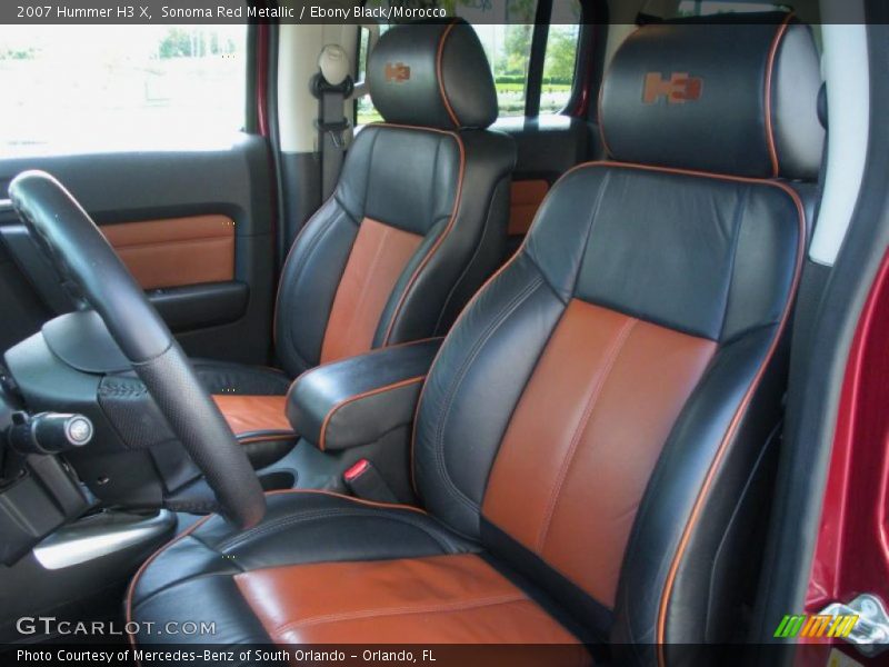 Sonoma Red Metallic / Ebony Black/Morocco 2007 Hummer H3 X