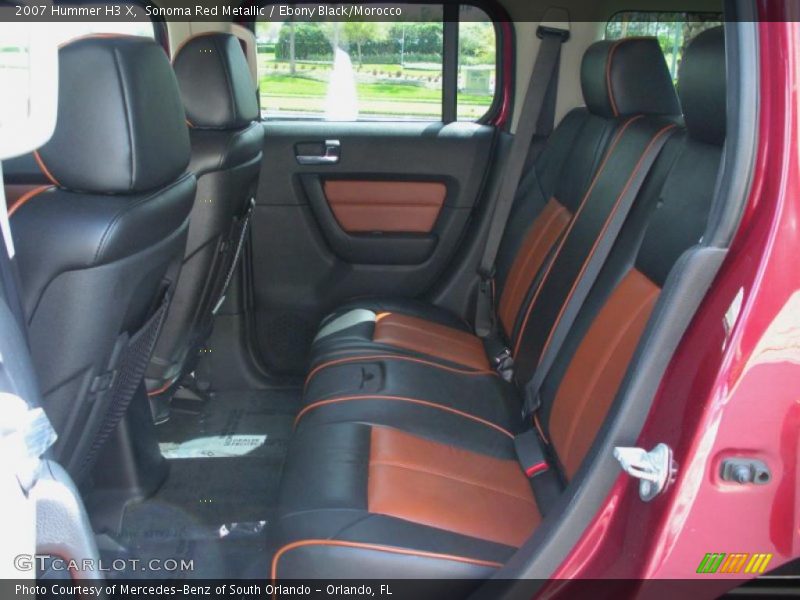 Sonoma Red Metallic / Ebony Black/Morocco 2007 Hummer H3 X