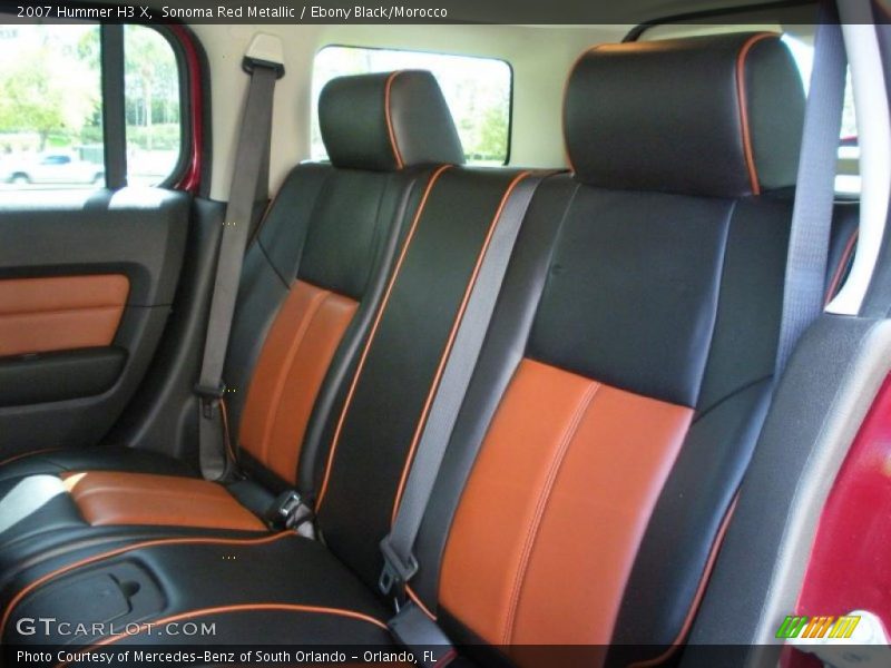 Sonoma Red Metallic / Ebony Black/Morocco 2007 Hummer H3 X