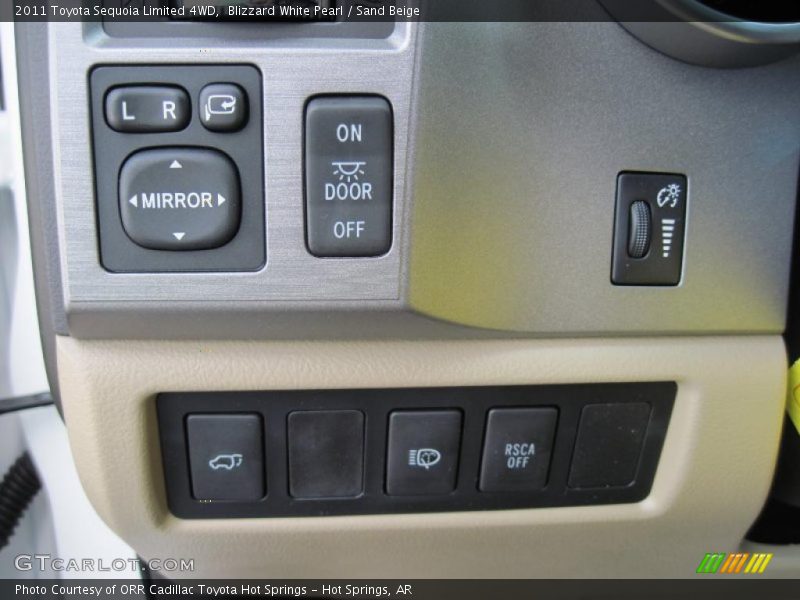 Blizzard White Pearl / Sand Beige 2011 Toyota Sequoia Limited 4WD