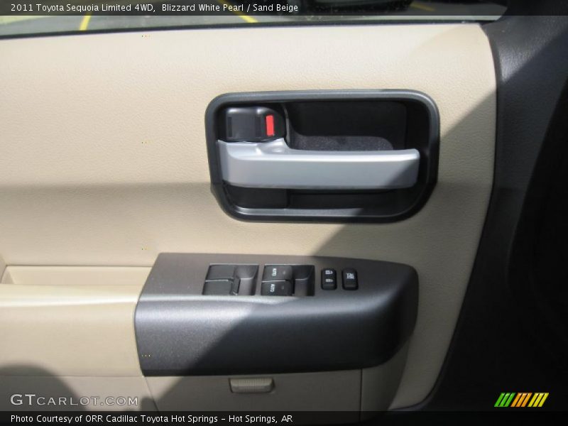 Blizzard White Pearl / Sand Beige 2011 Toyota Sequoia Limited 4WD