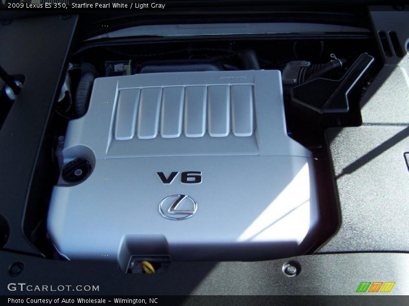 Starfire Pearl White / Light Gray 2009 Lexus ES 350